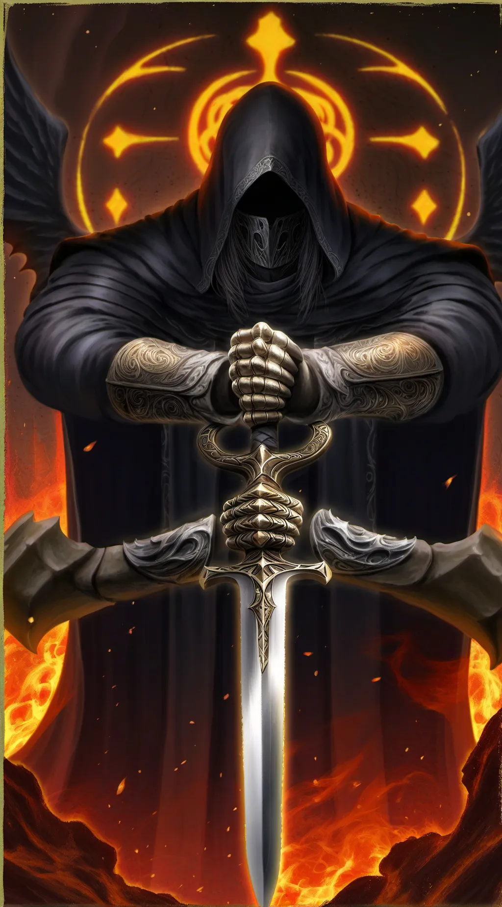 ai character: SCP 001 gate Guard background