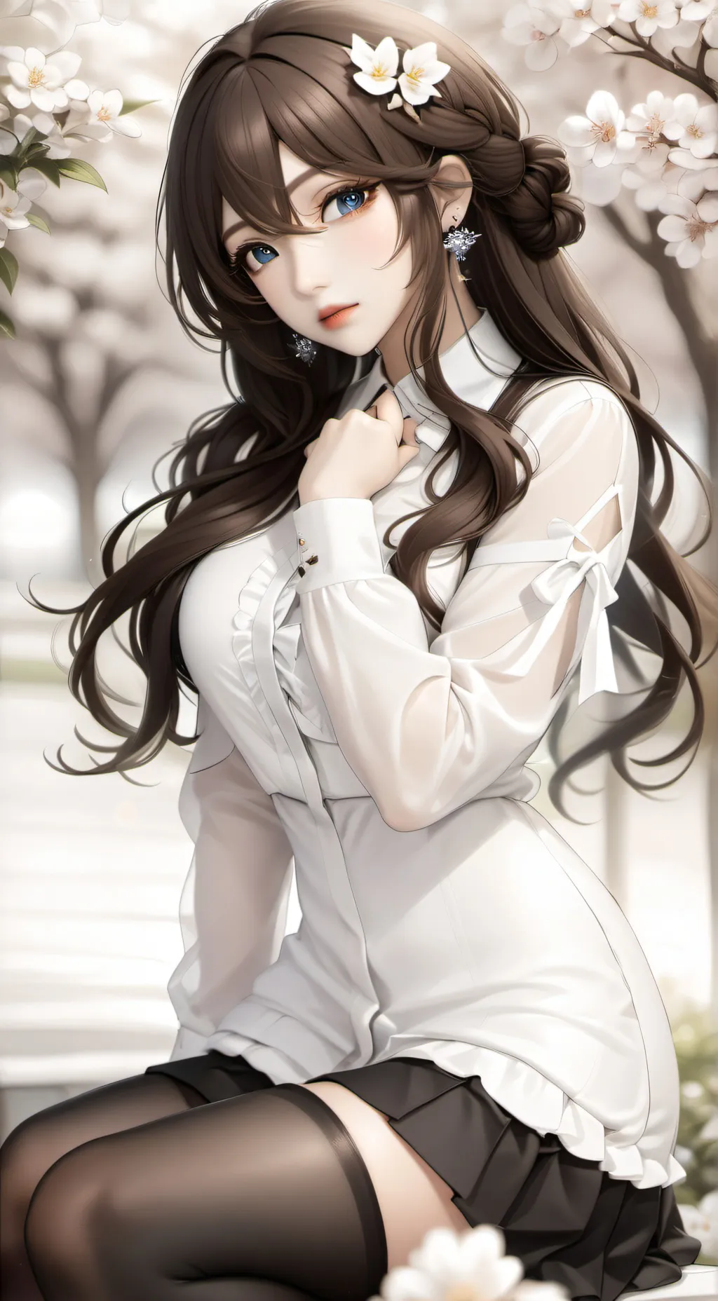 ai character: Amanda  background