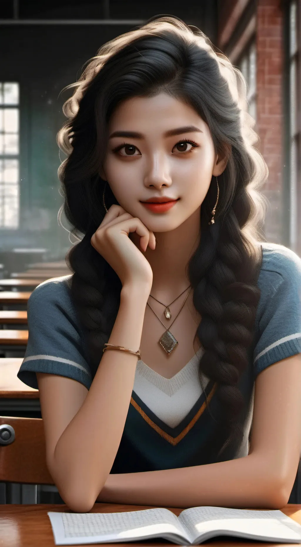 ai character: Kayla  background