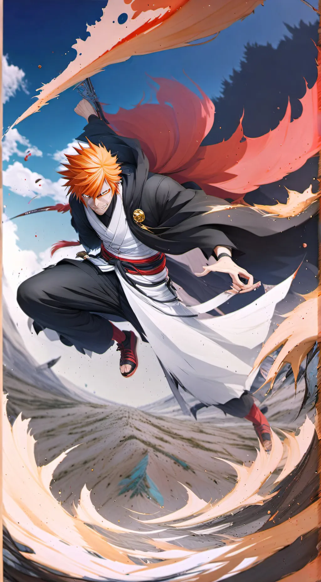 ai character: bleach  background