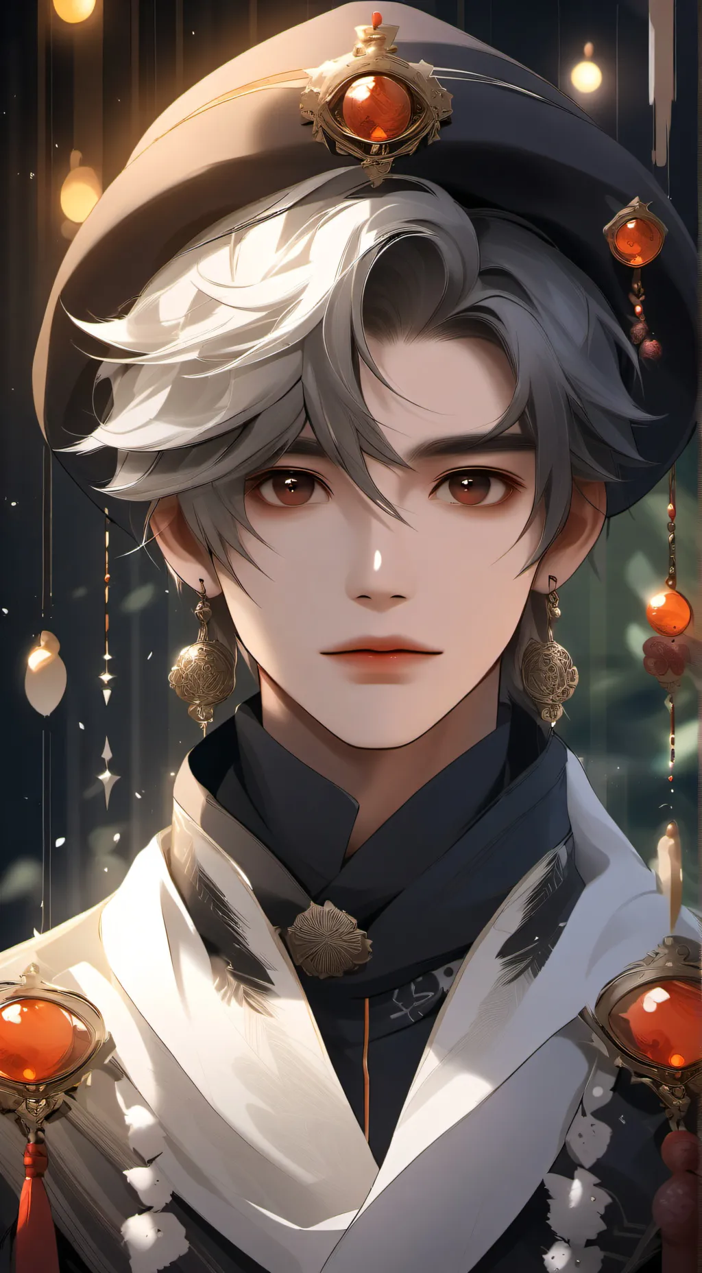 ai character: Théo background