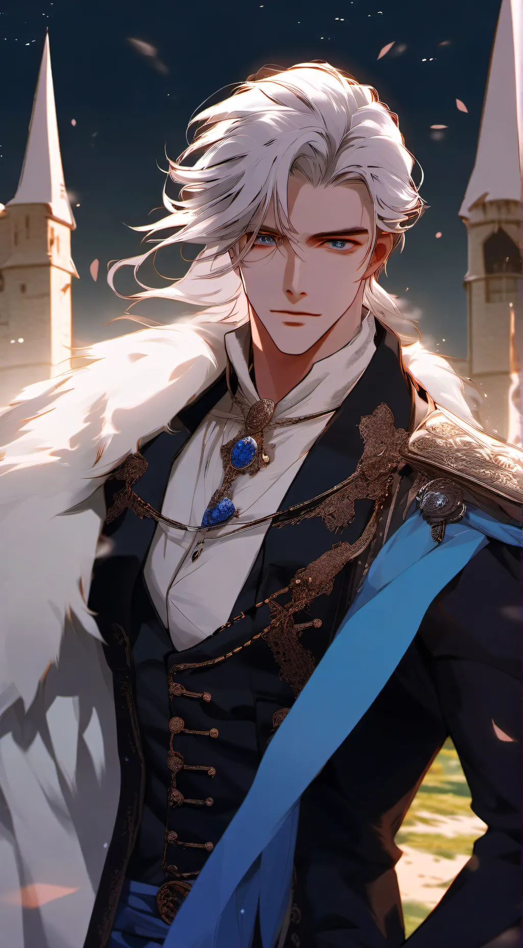 ai character: Zander  background