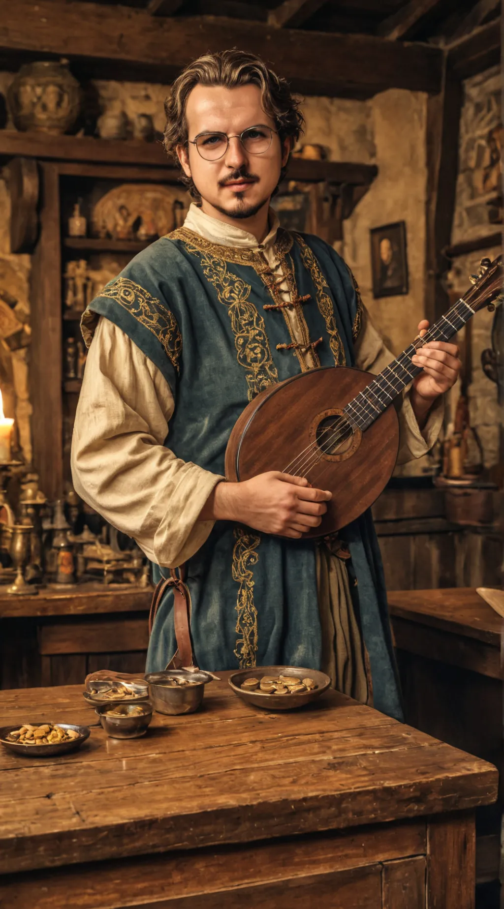 ai character: Carl Riehmen  background