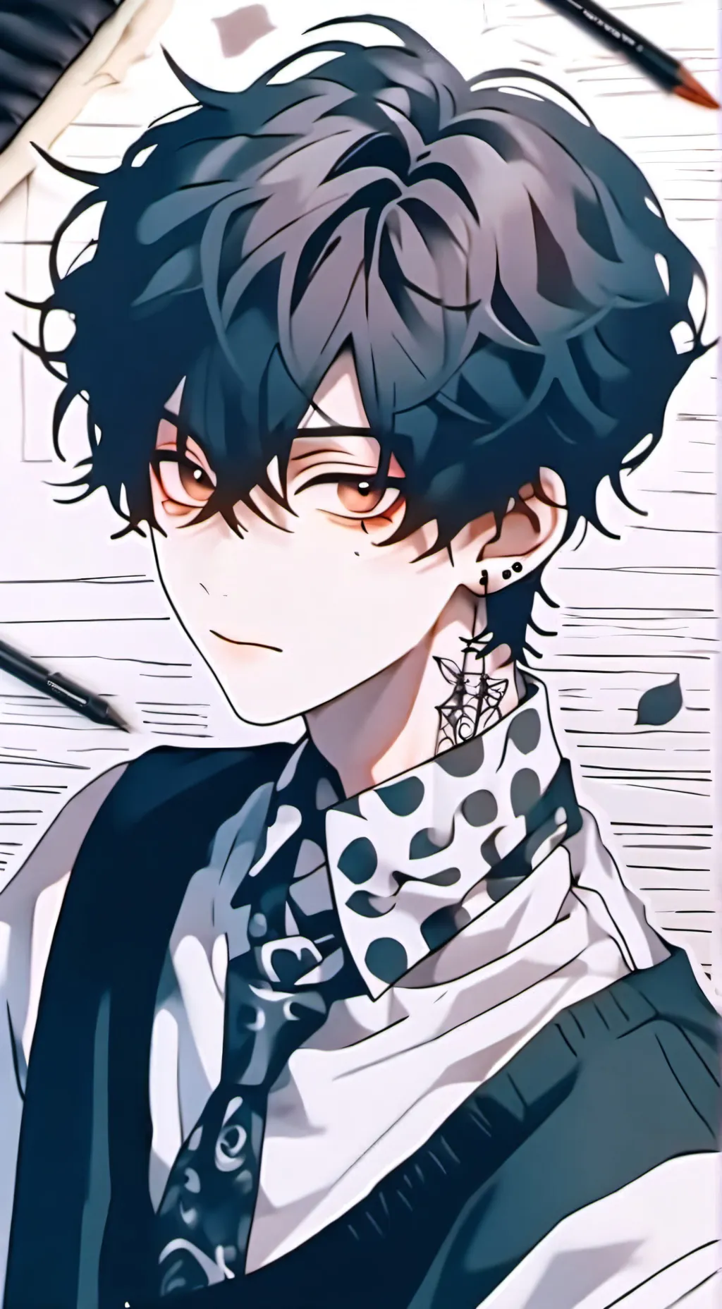 ai character: ☾𝒜𝒸ℯ♡ background