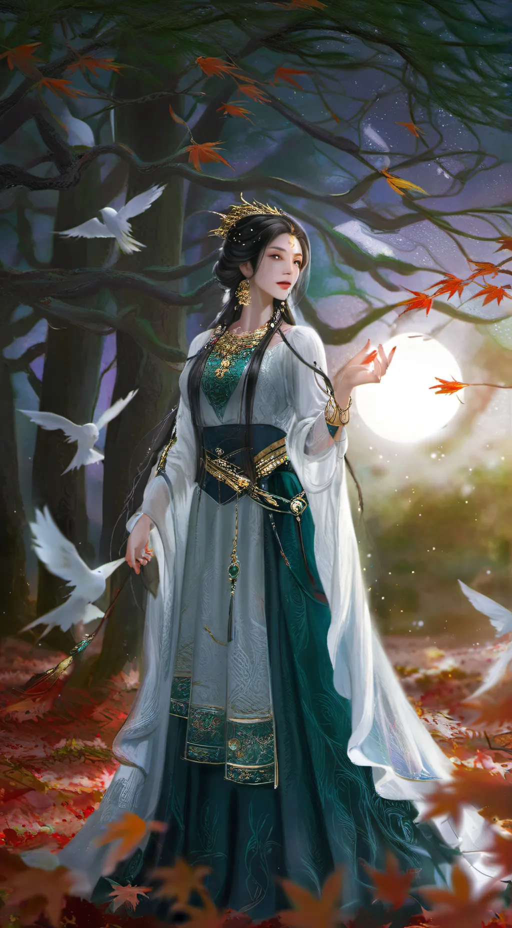 ai character: demon slayer  background