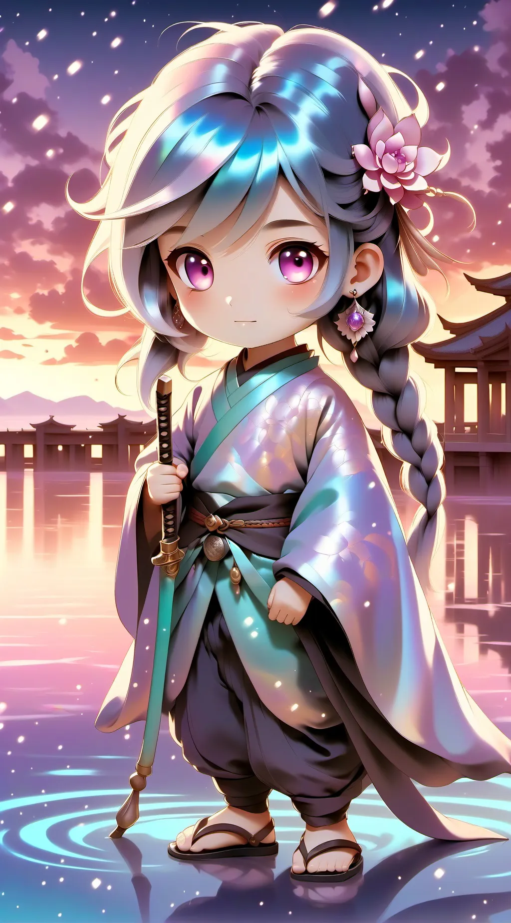 ai character: lil elf background