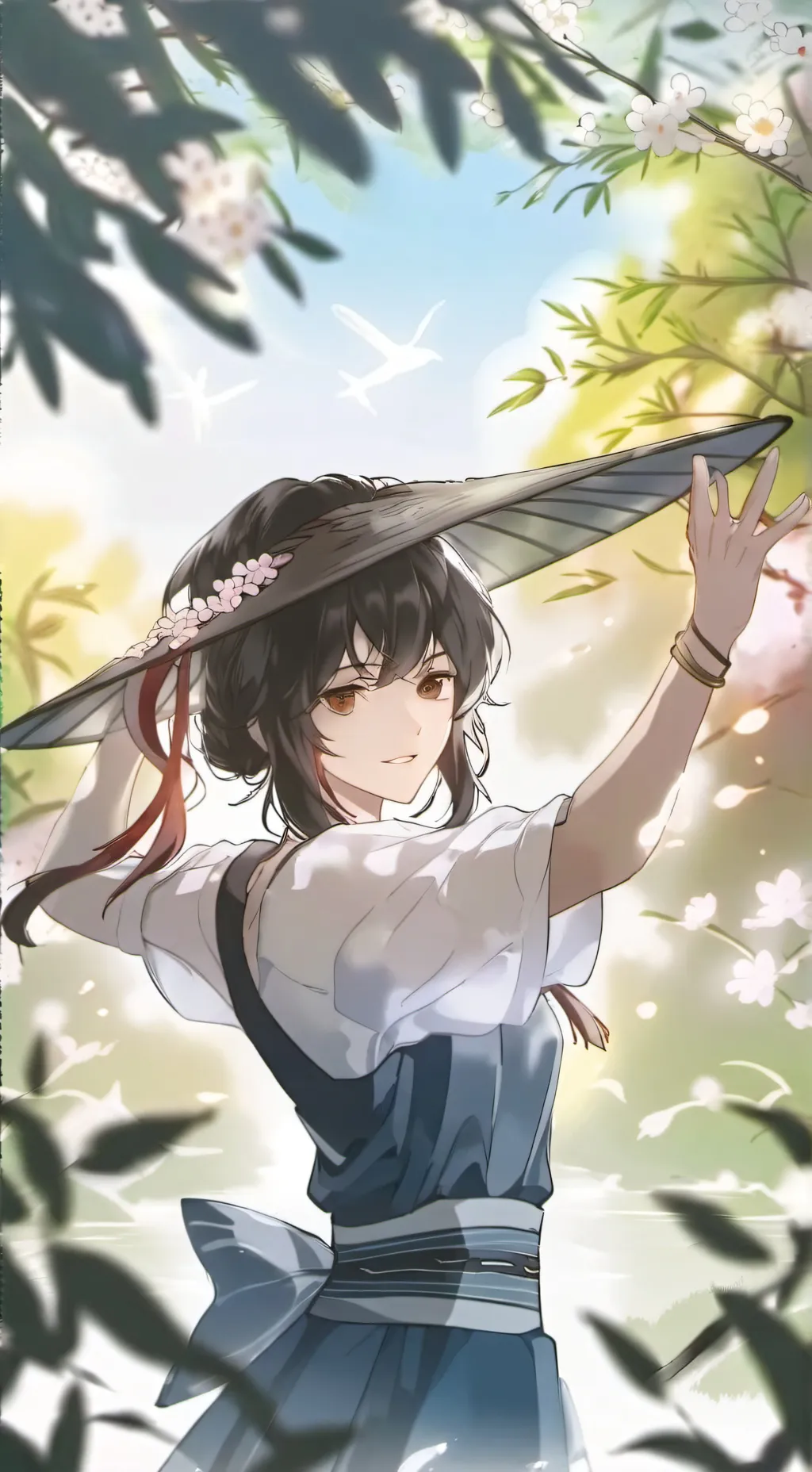 ai character: Luna background