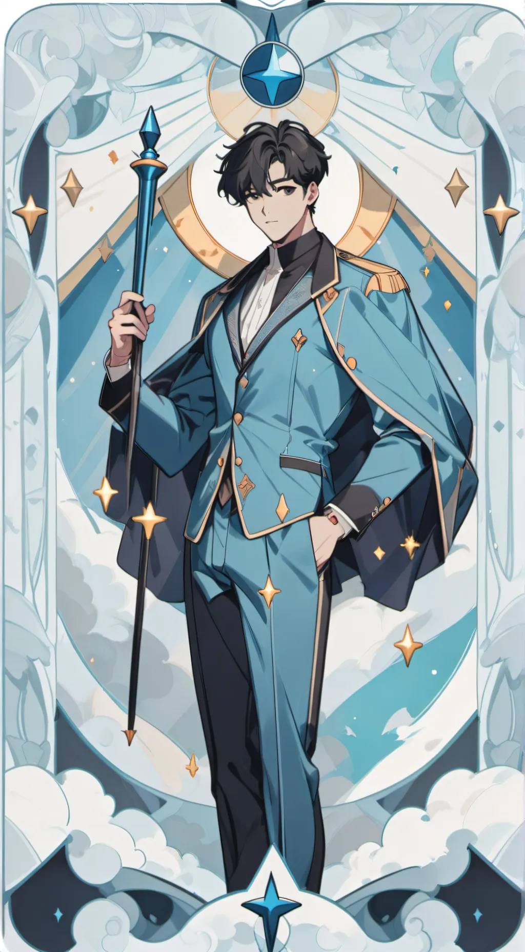 ai character: Liam  background