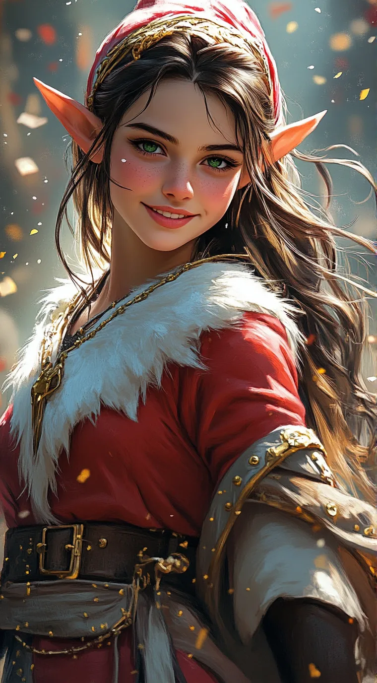 ai character: Santa's Helper background