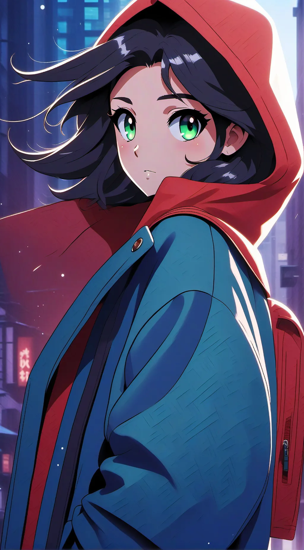 ai character: Random background