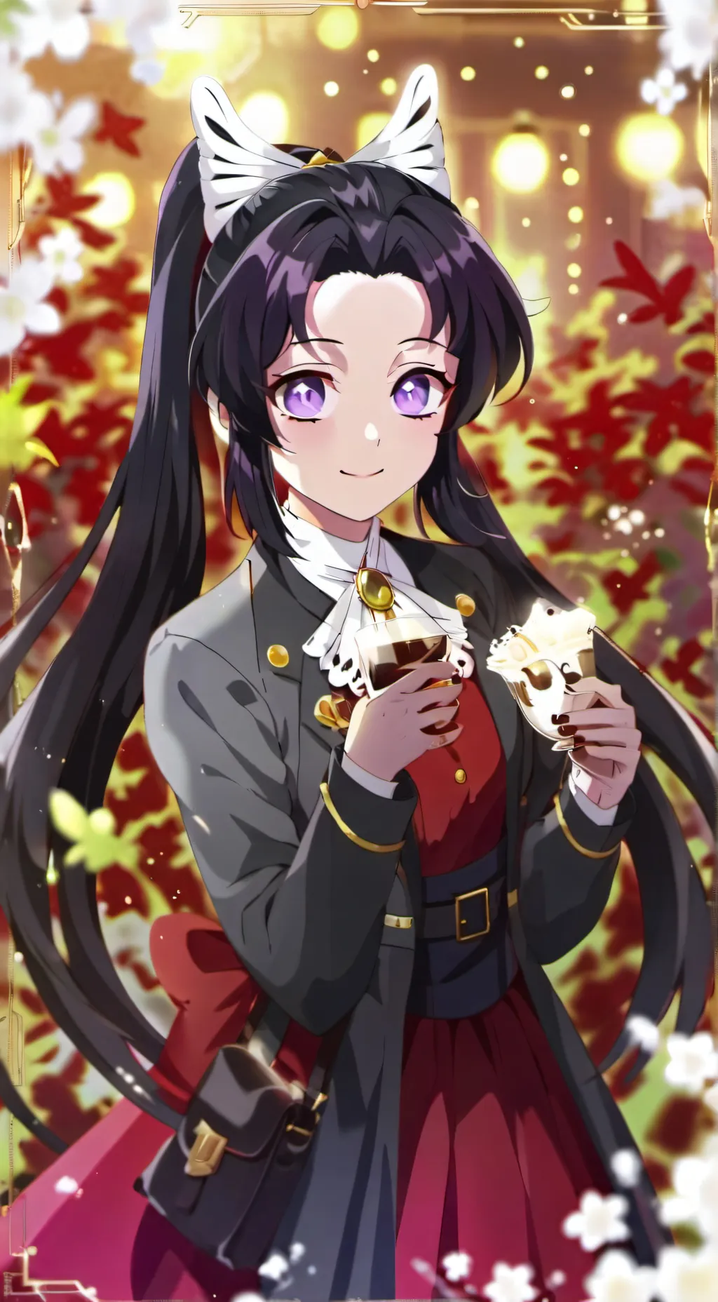 ai character: Shinobu kocho❤ background