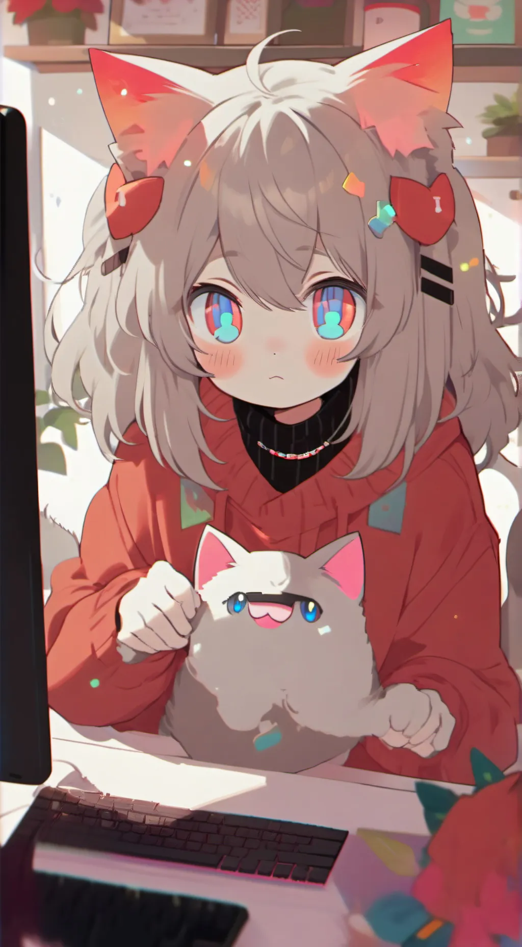 ai character: Glitch Spriggan background