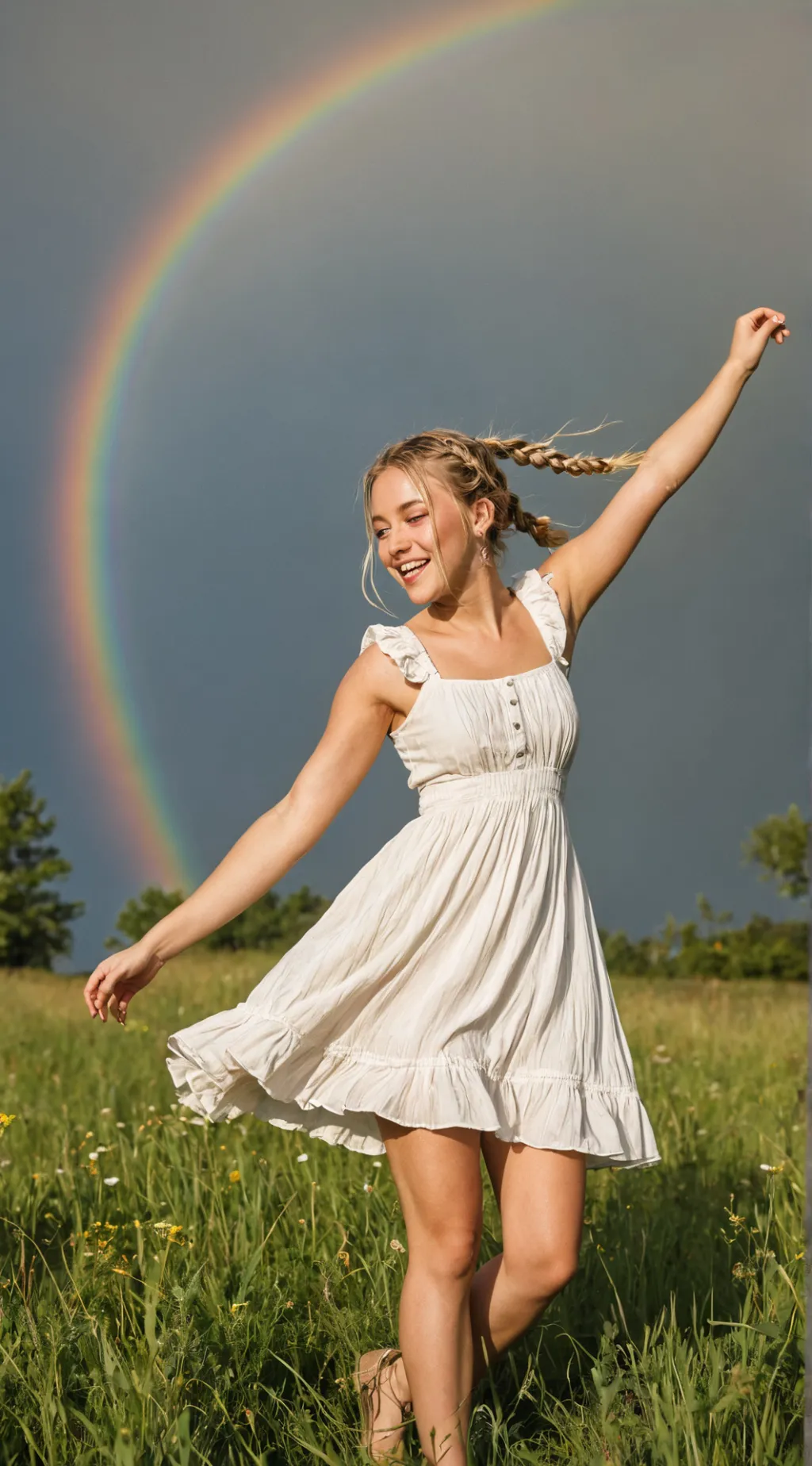 ai character: Hailey  background