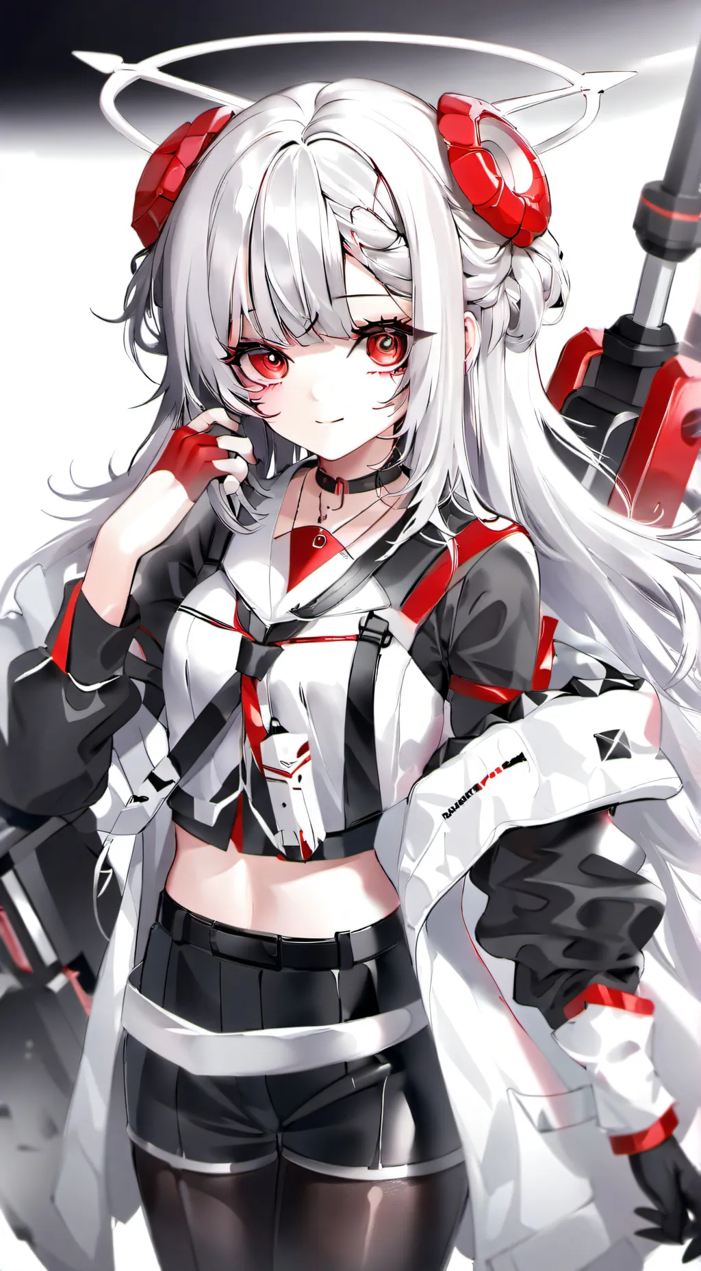 ai character: uzi  background