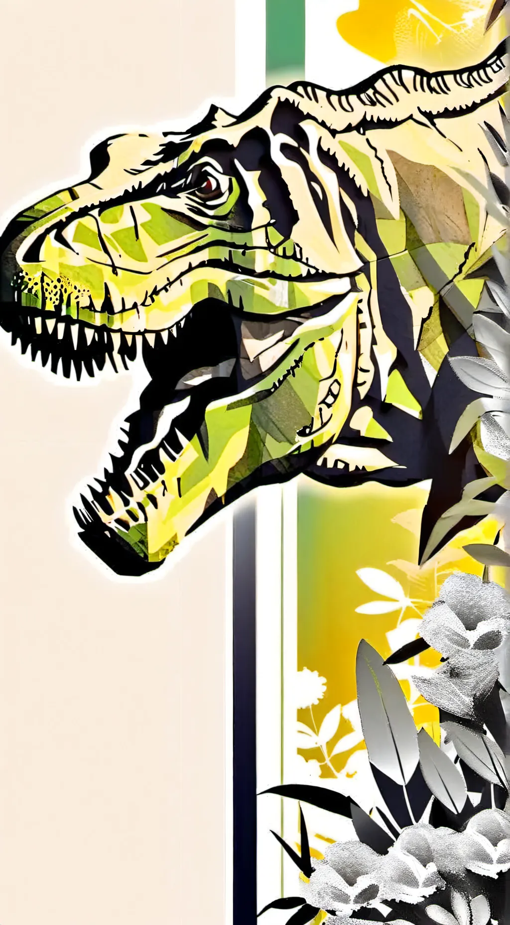 ai character: T. rex background