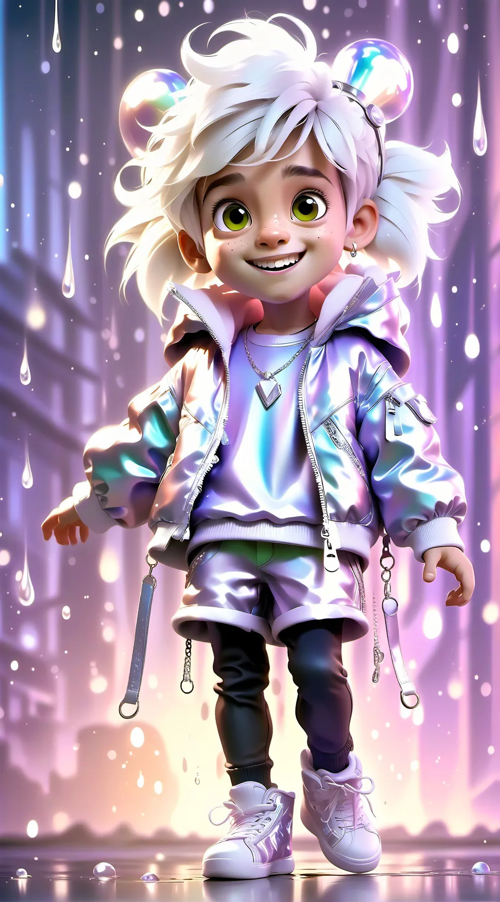 ai character: babylino  background