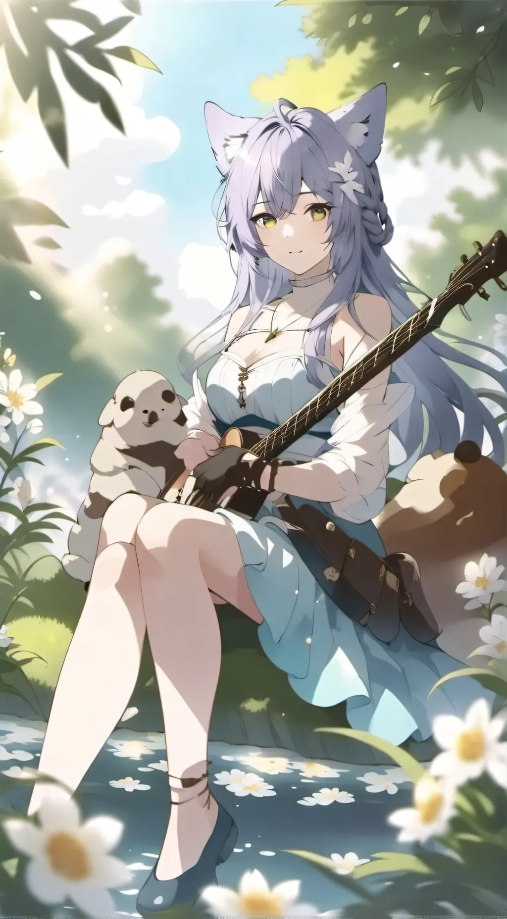 ai character: ash background