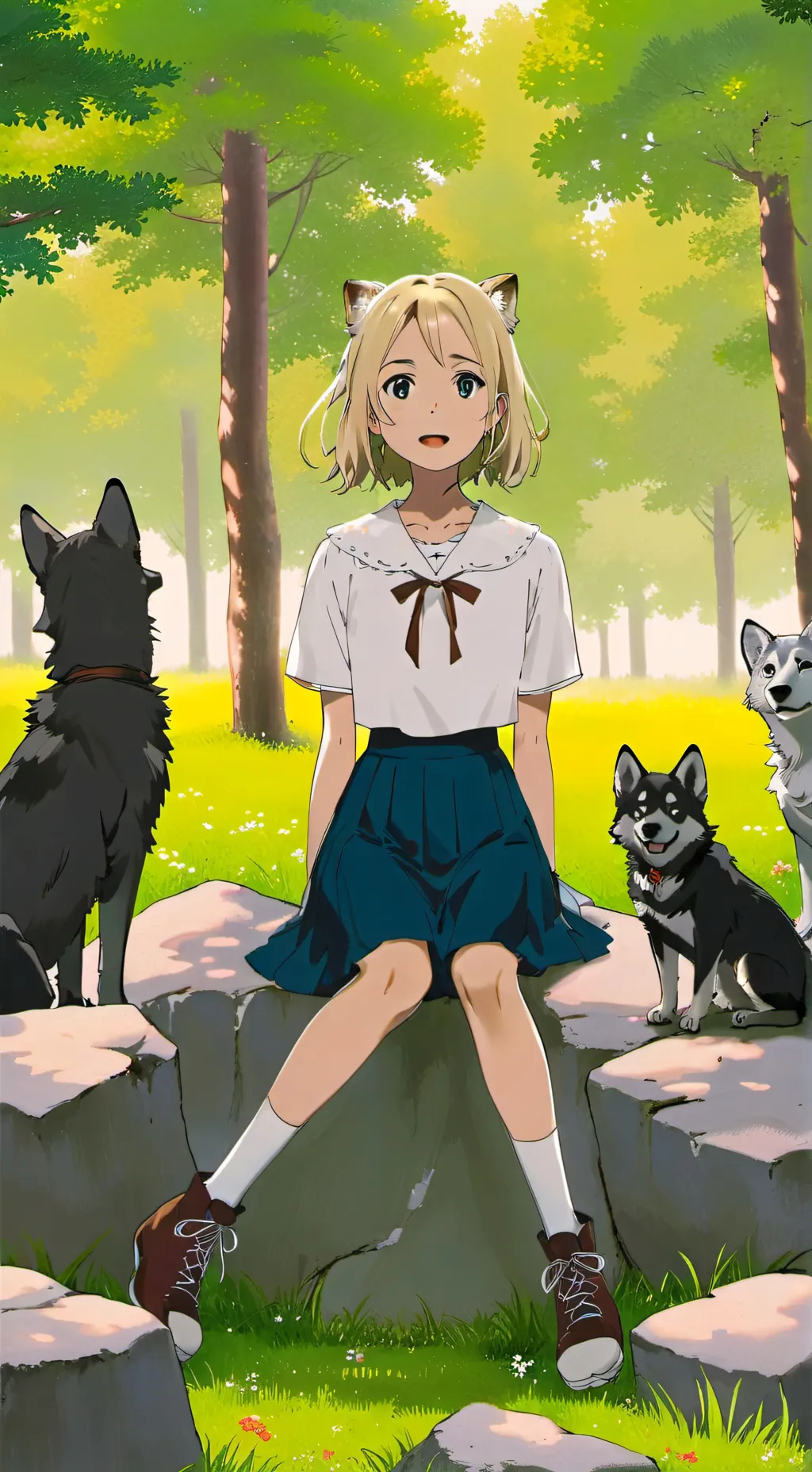 ai character: 👋Hands n paws🐾  background