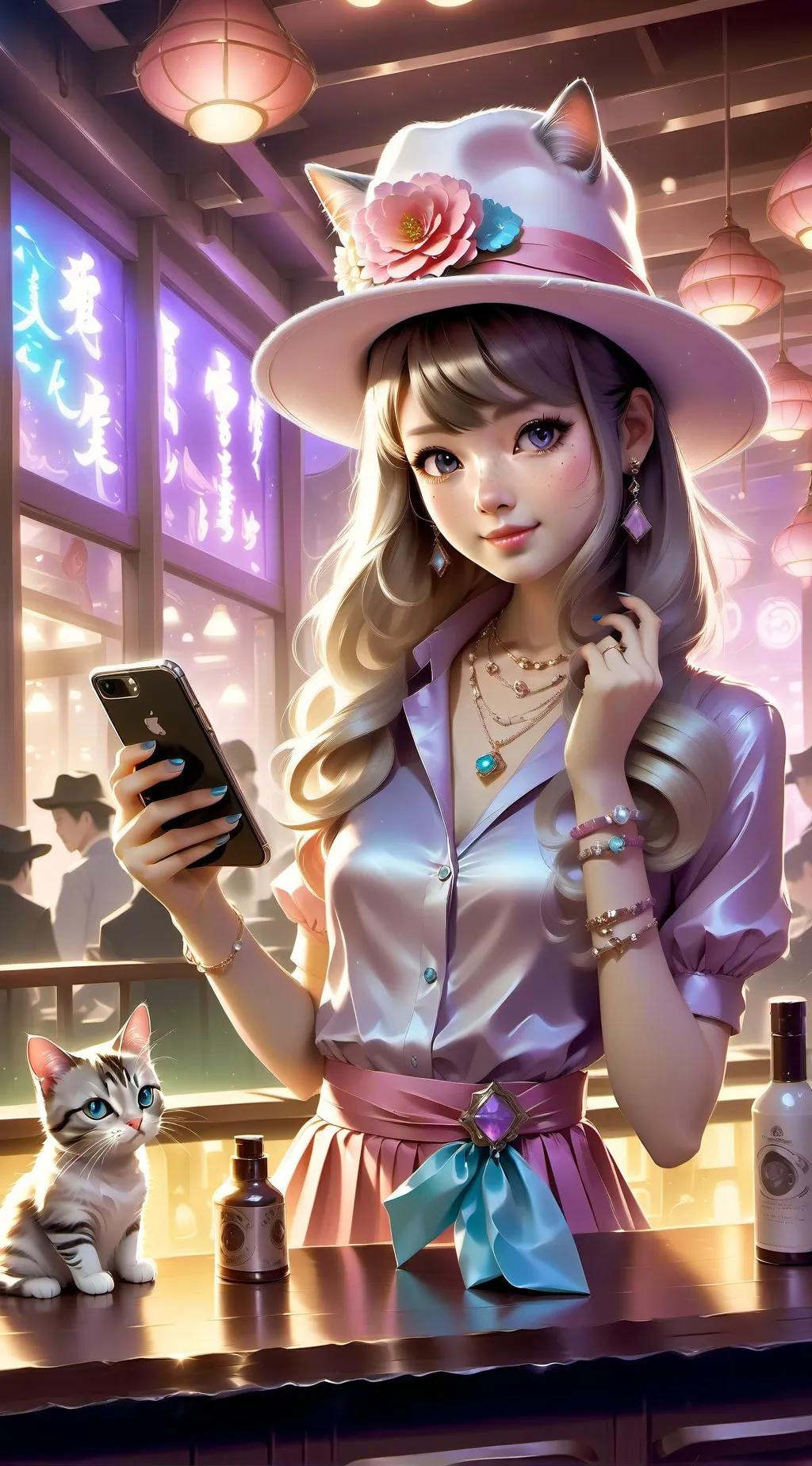 ai character: Olivia background