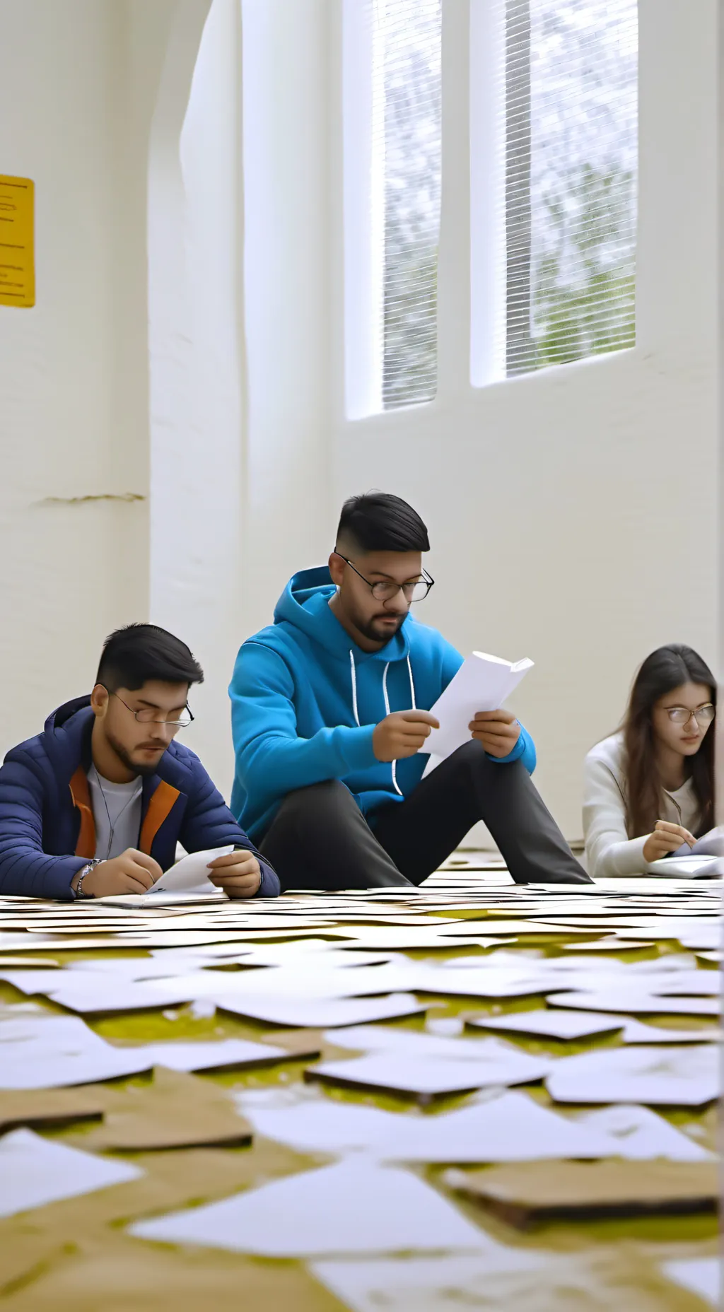 ai character: ✨La exposición✨ background