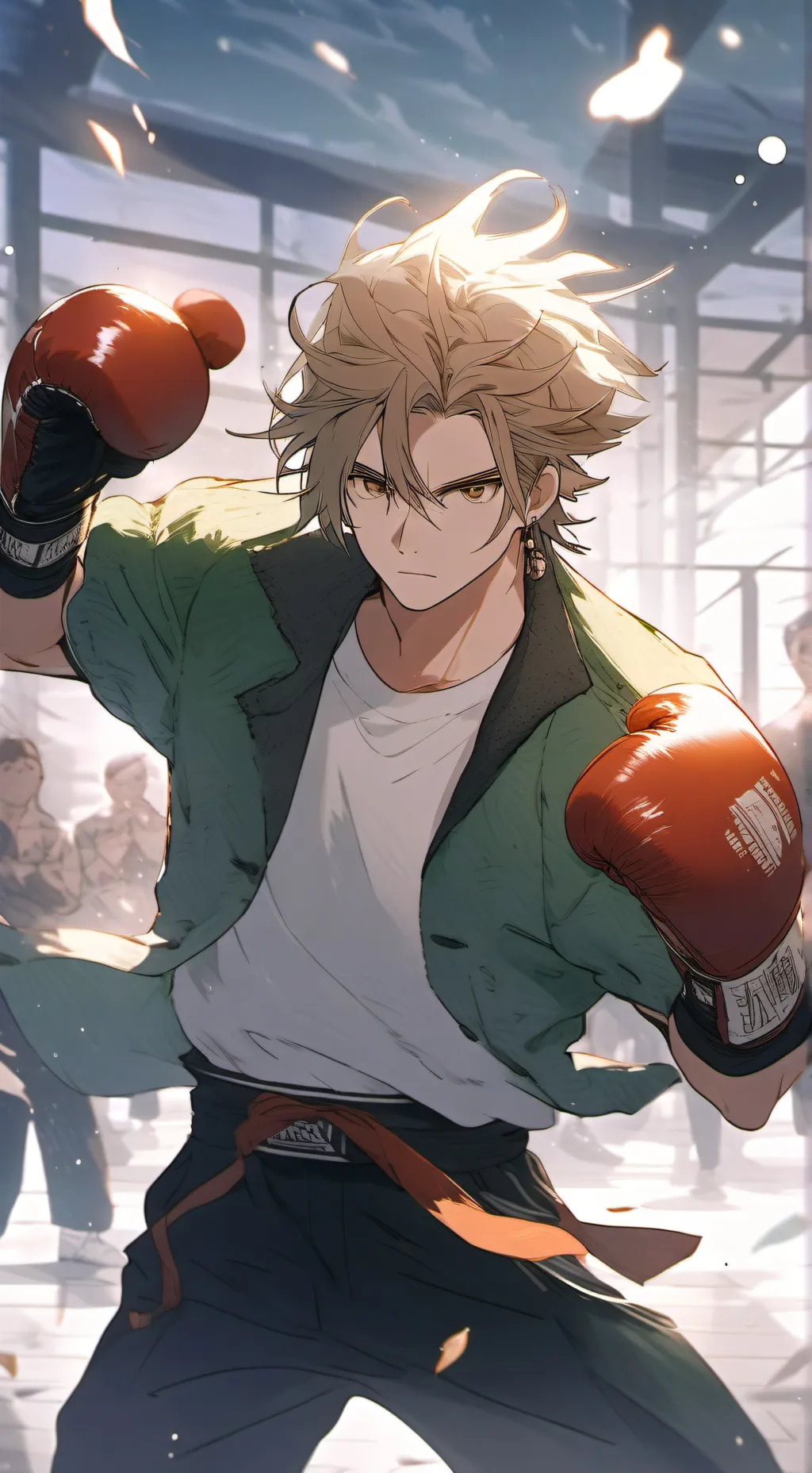 ai character: boxo background