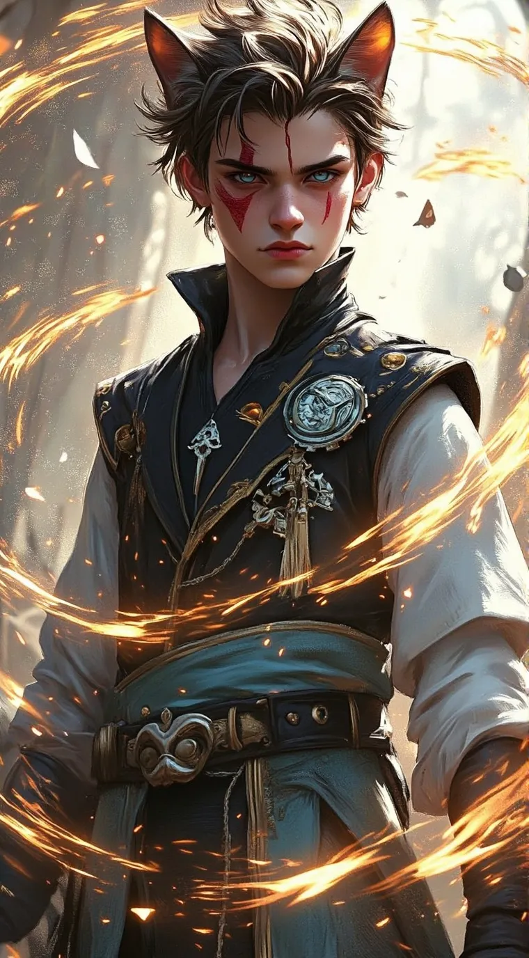 ai character: Aceine  background