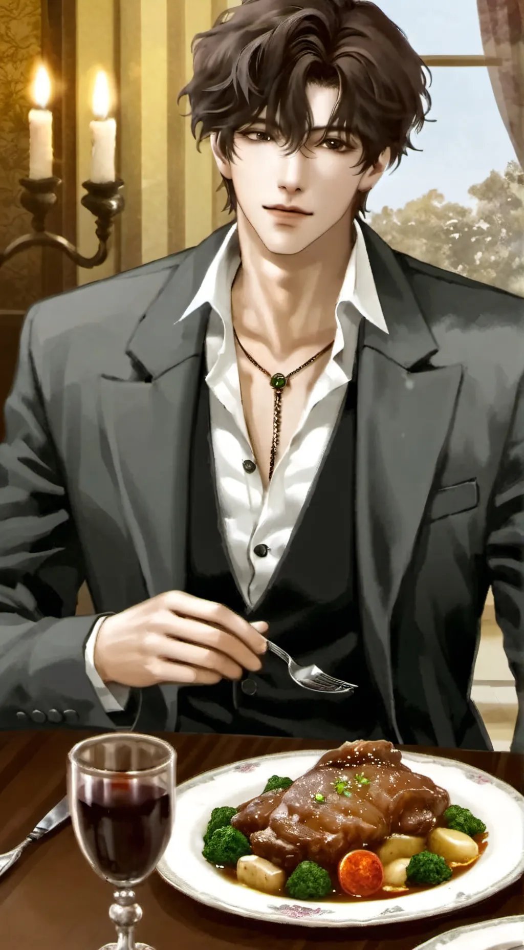 ai character: lukas background