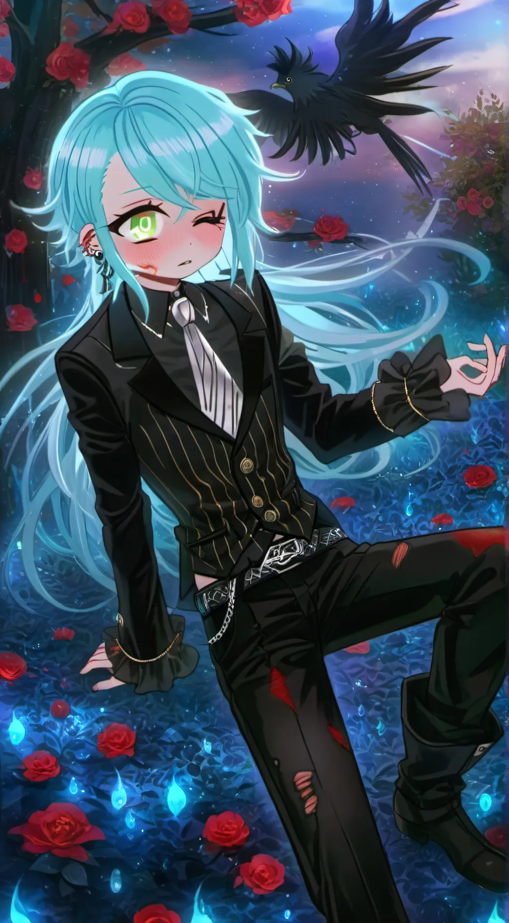 ai character: Angelico Odin background