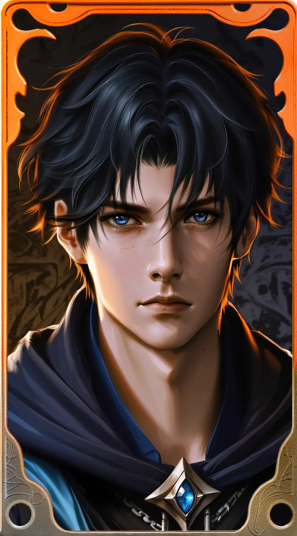 ai character: Matteo 💙 background