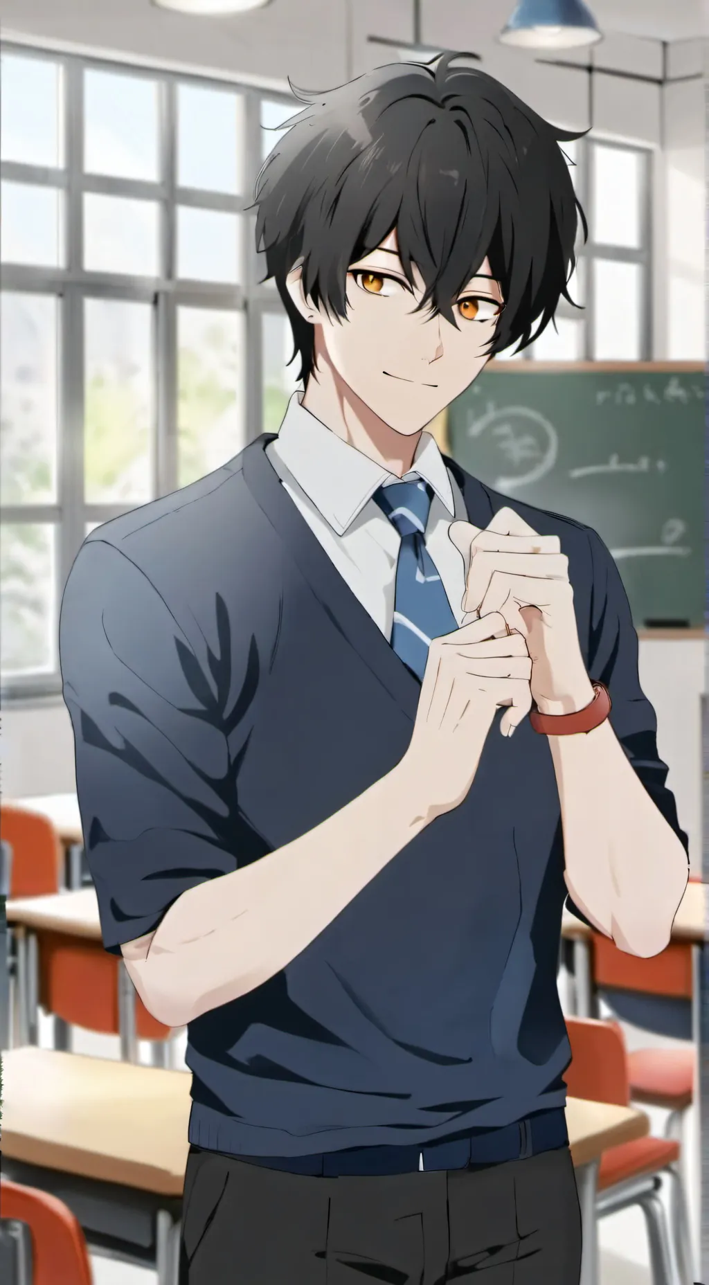 ai character: Mr Andrew background