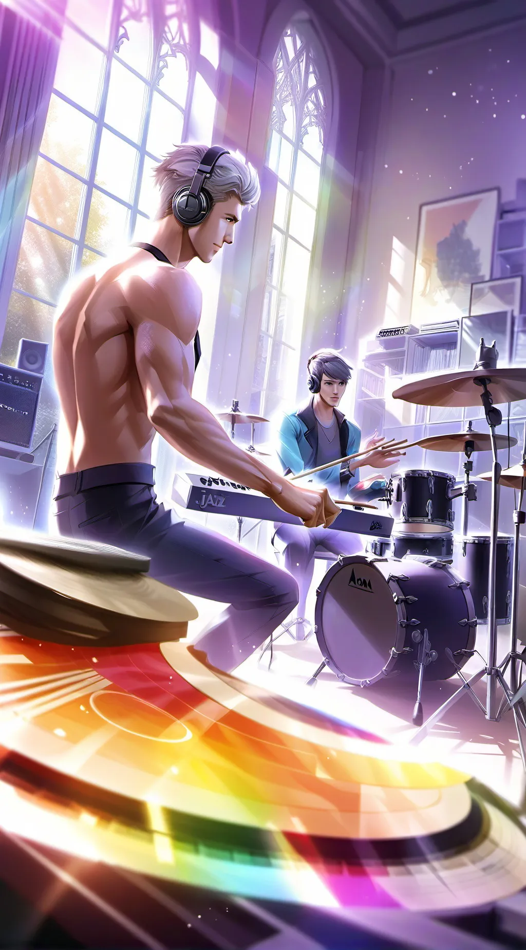 ai character: Gorilaz background