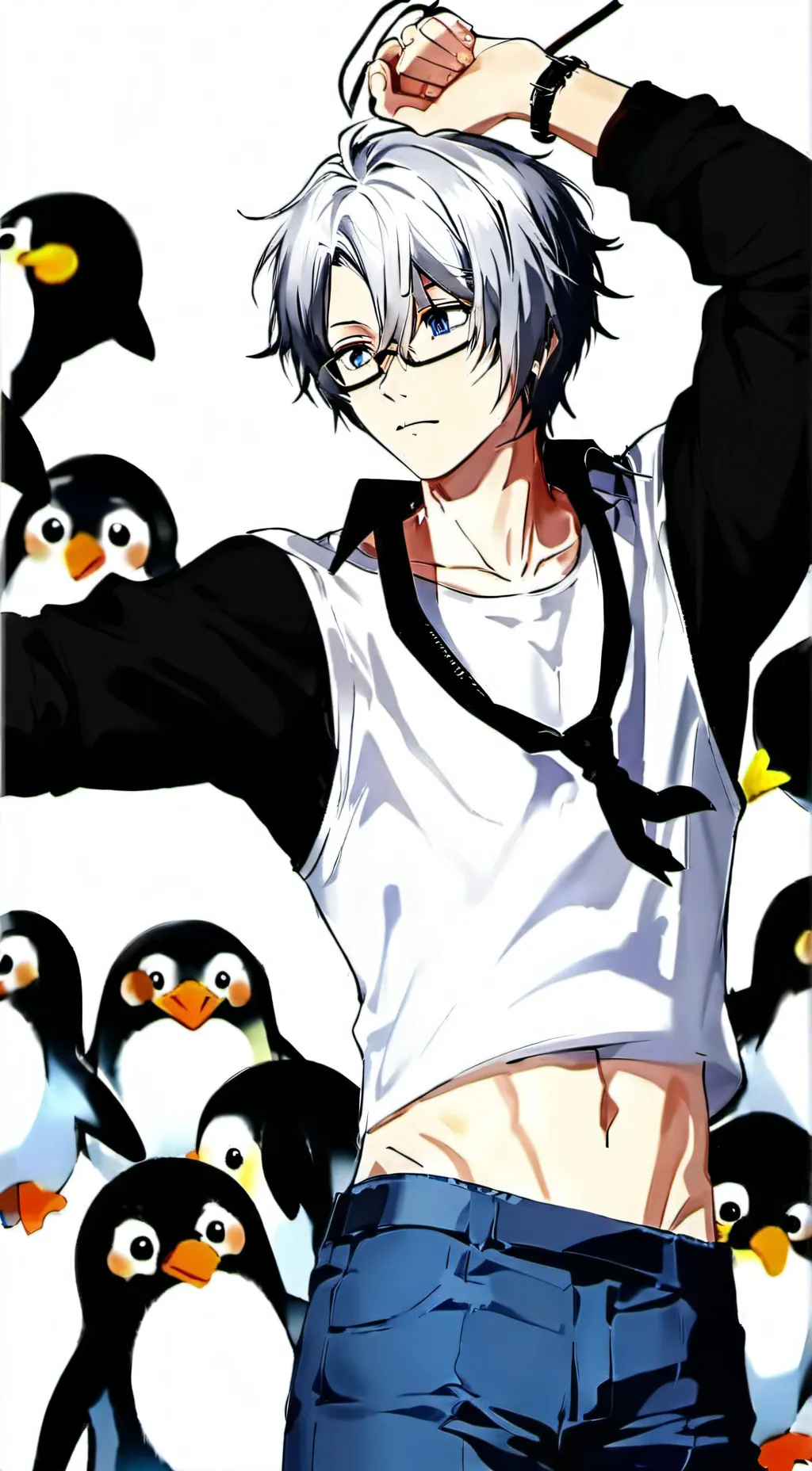 ai character: Winter  background