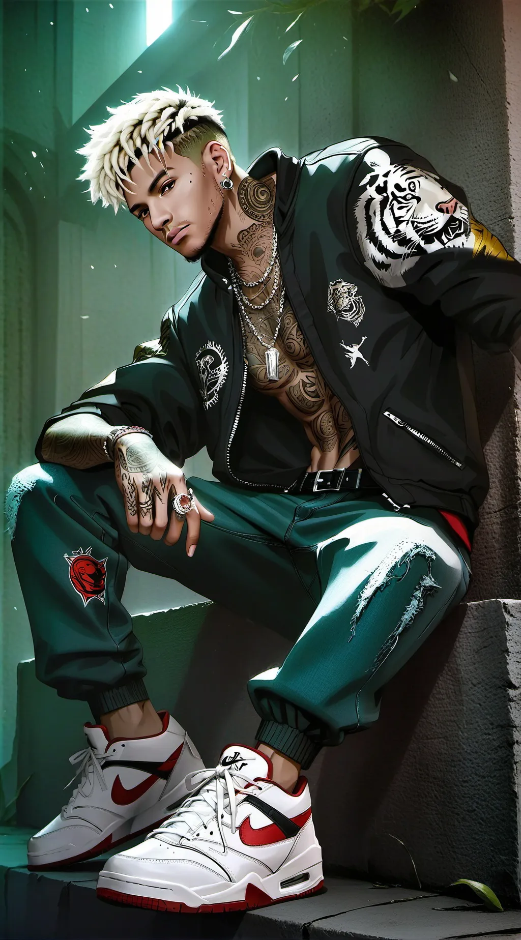 ai character: Lil Flame  background