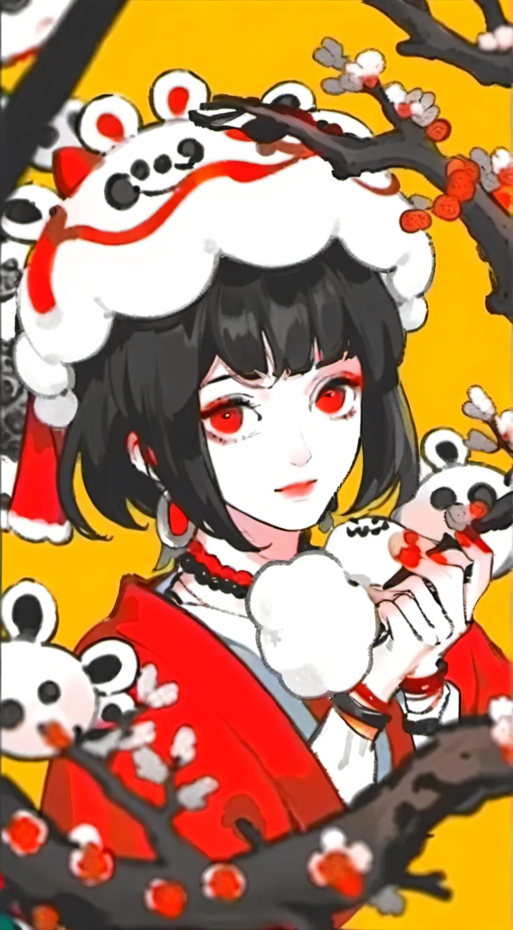 ai character: chinese emoji 🇨🇳 background