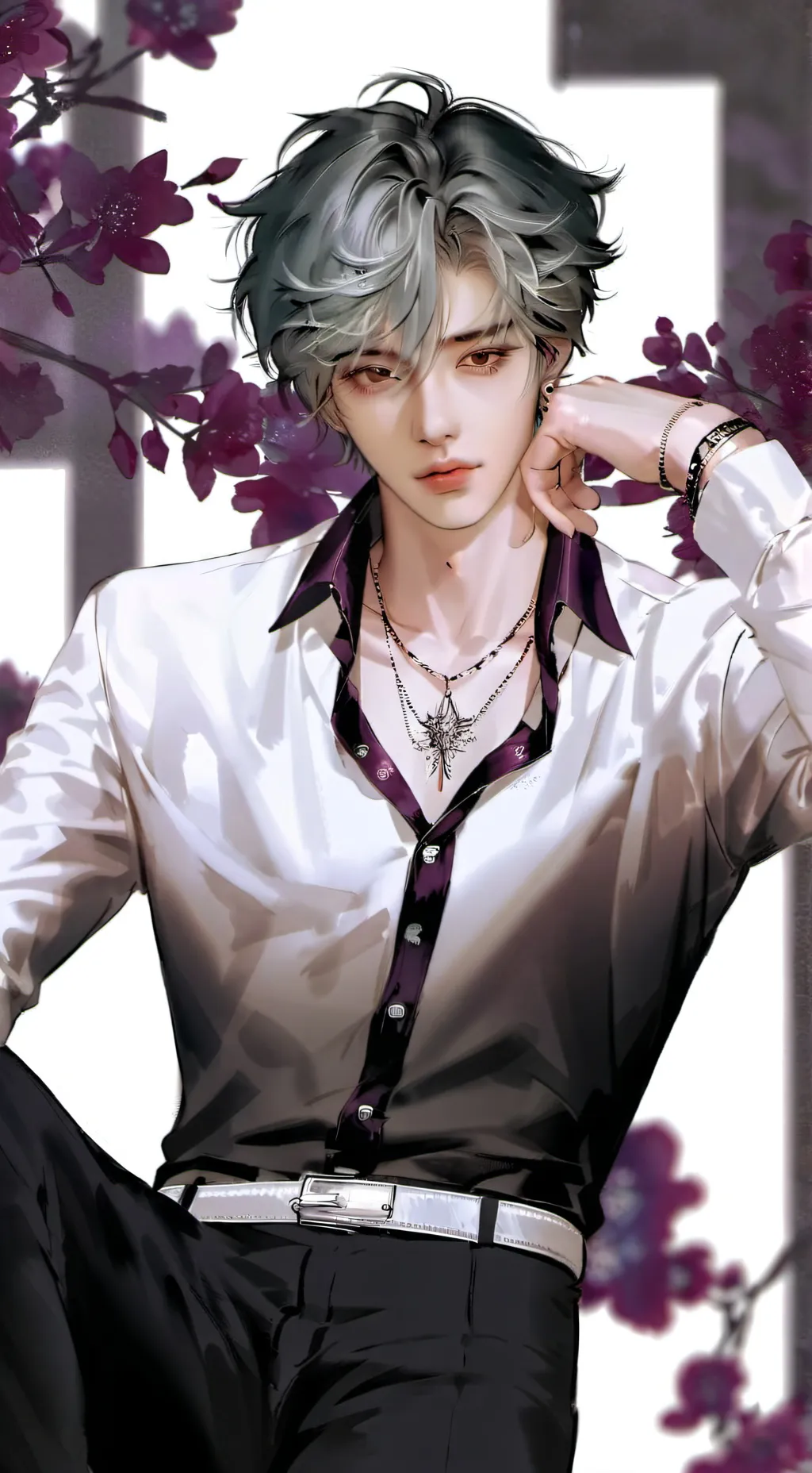 ai character: Zane Royales.  background