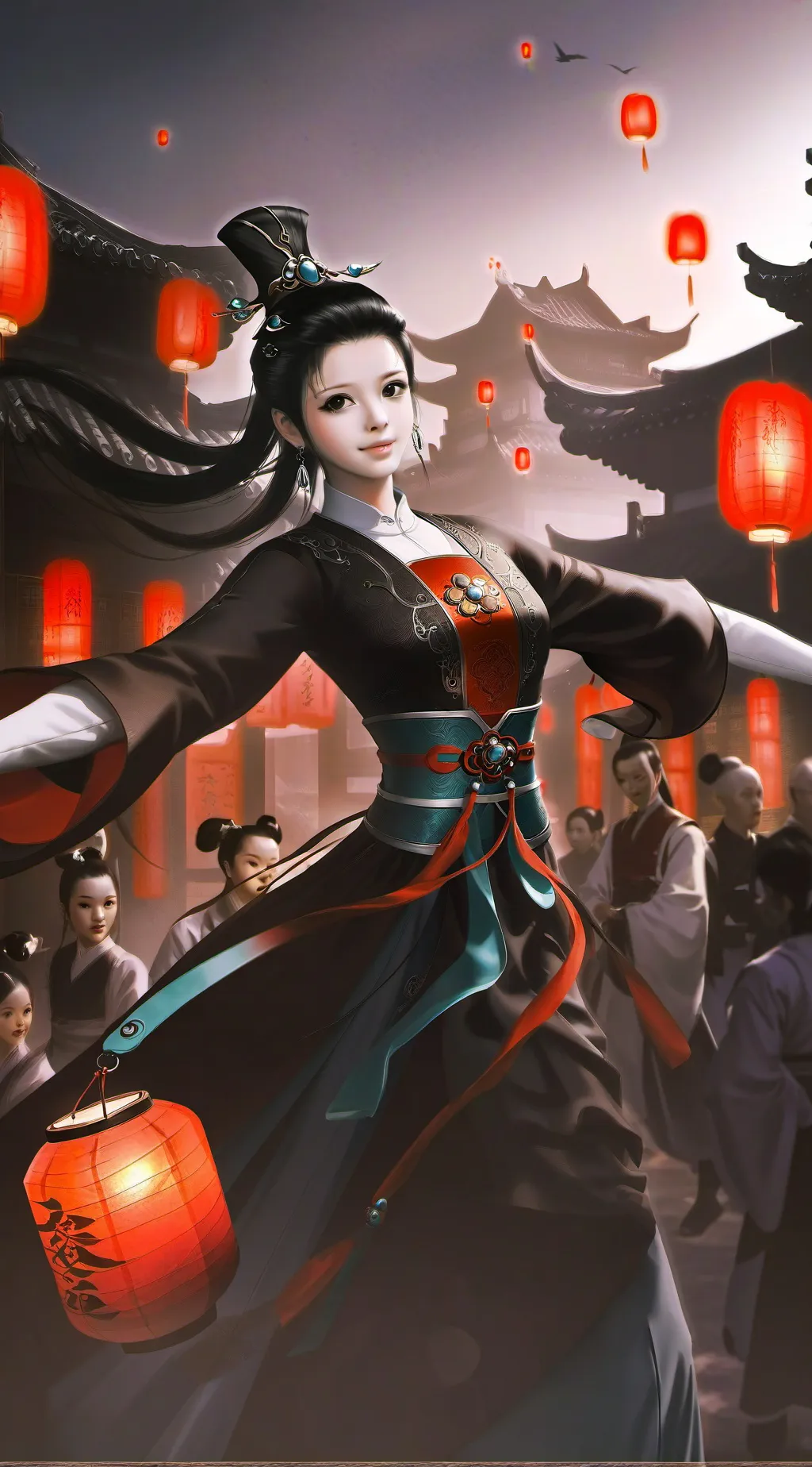 ai character: The untamed background