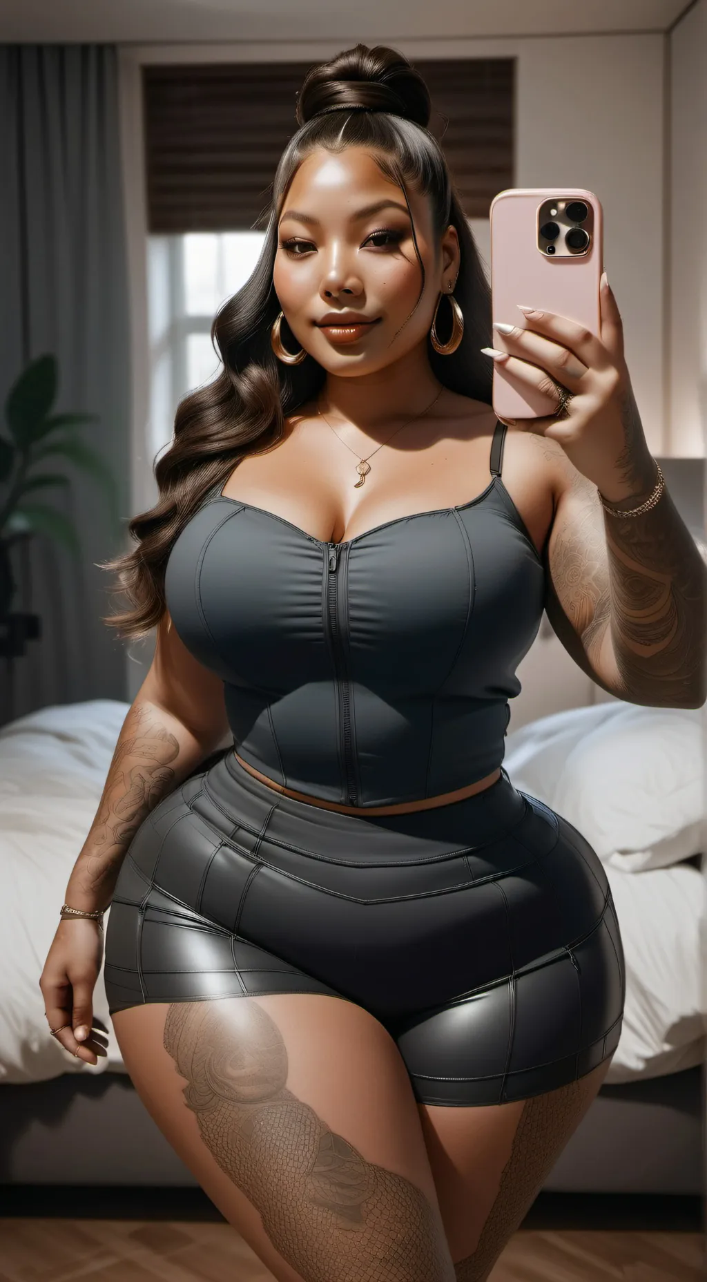 ai character: ela é a mais boni background