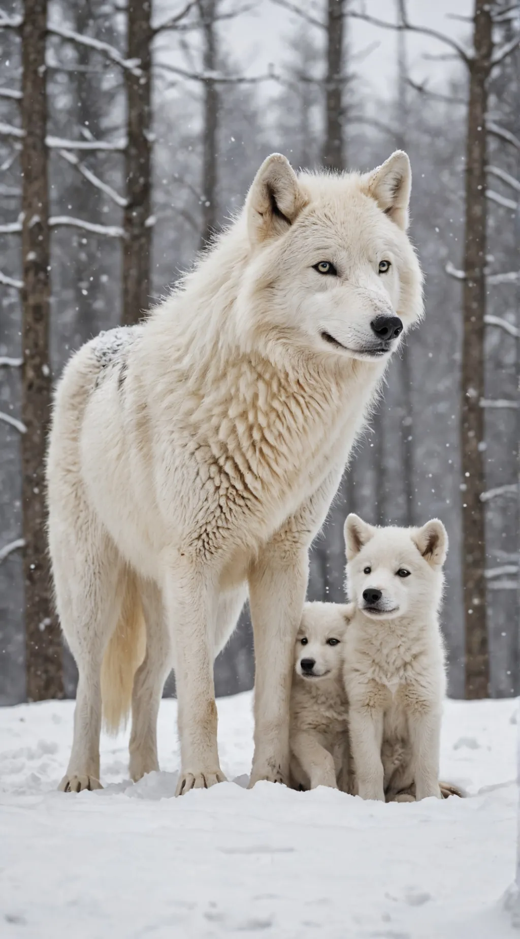 ai character: strict wolf mom background