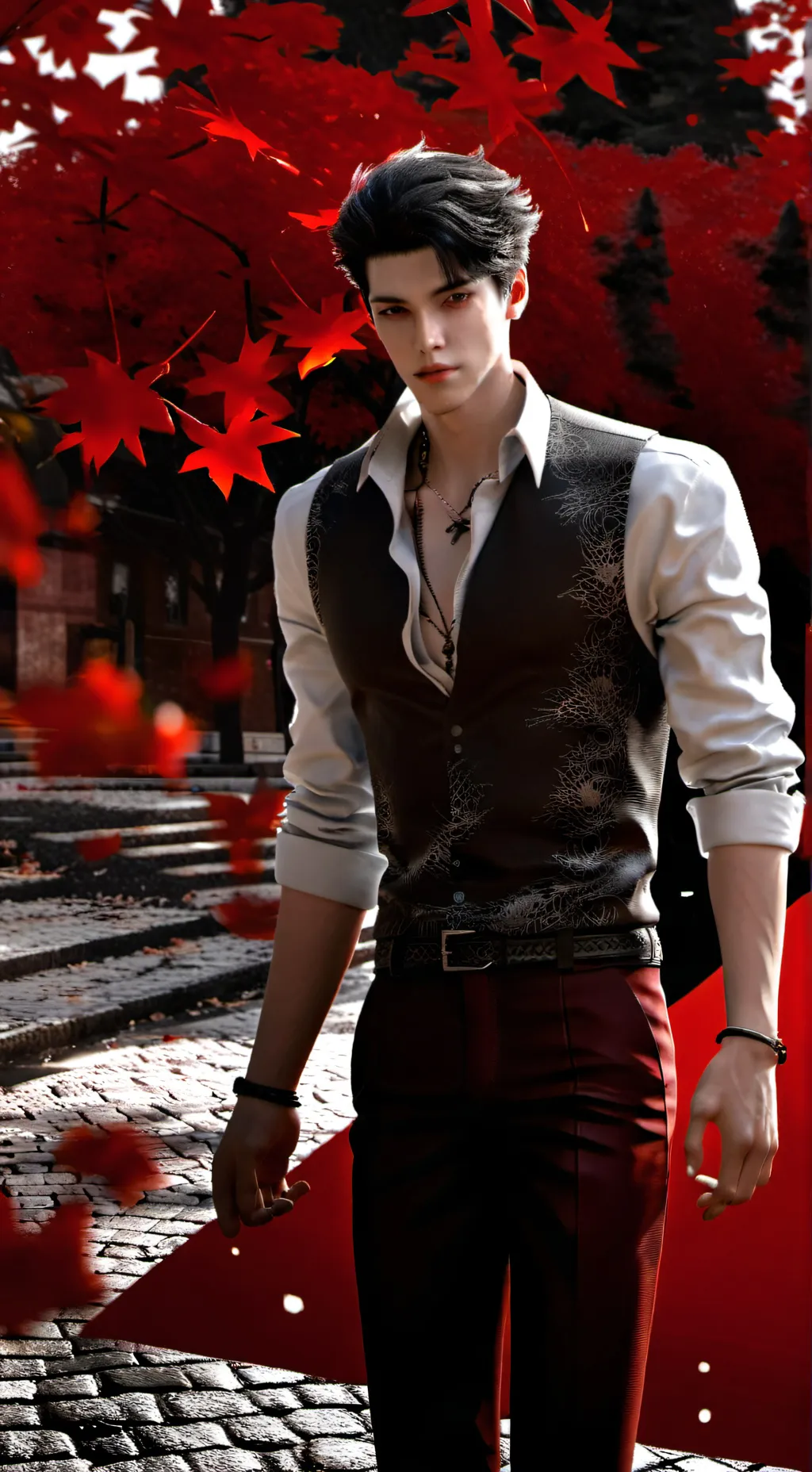 ai character: Hanzo background