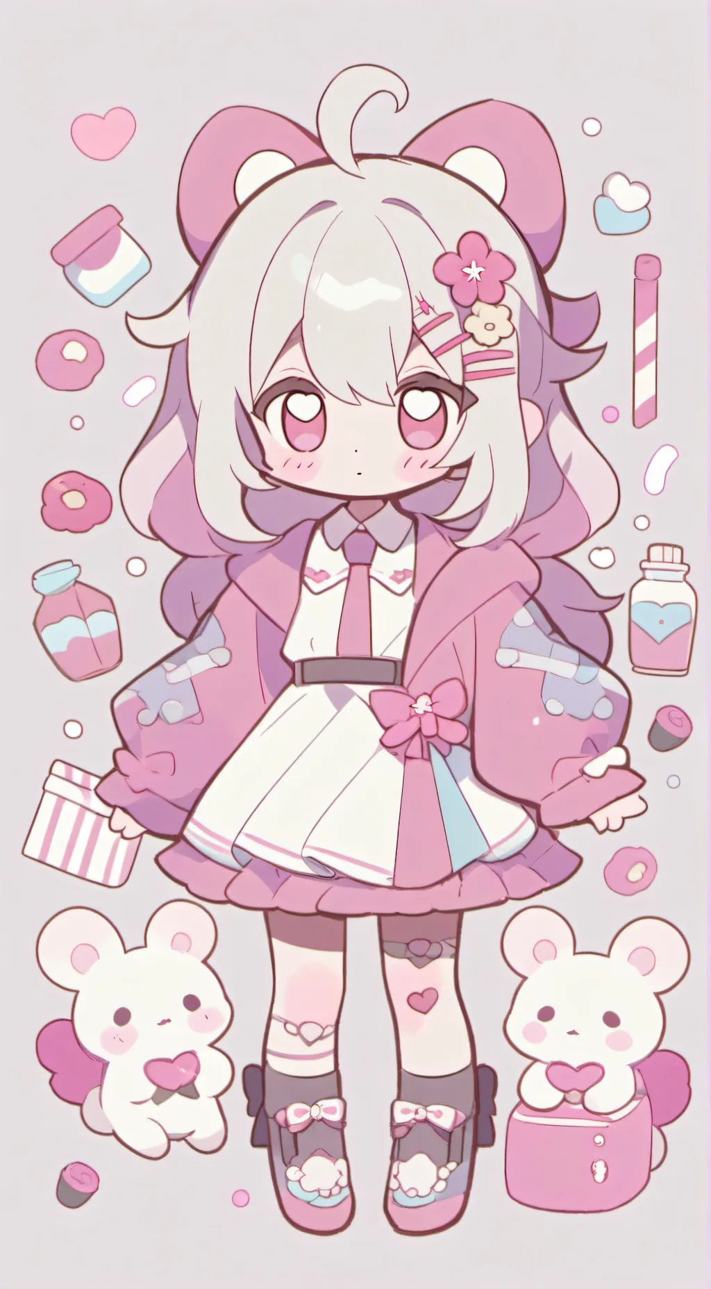 ai character: luz background