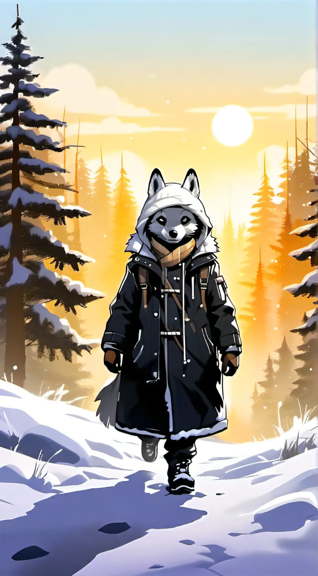 ai character: Fursuit 3 background