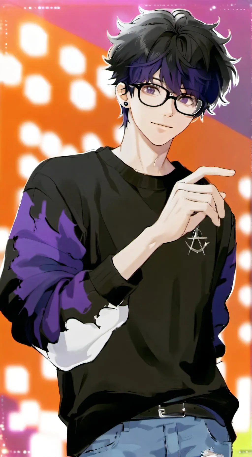 ai character: Luke  .R. Rellon background