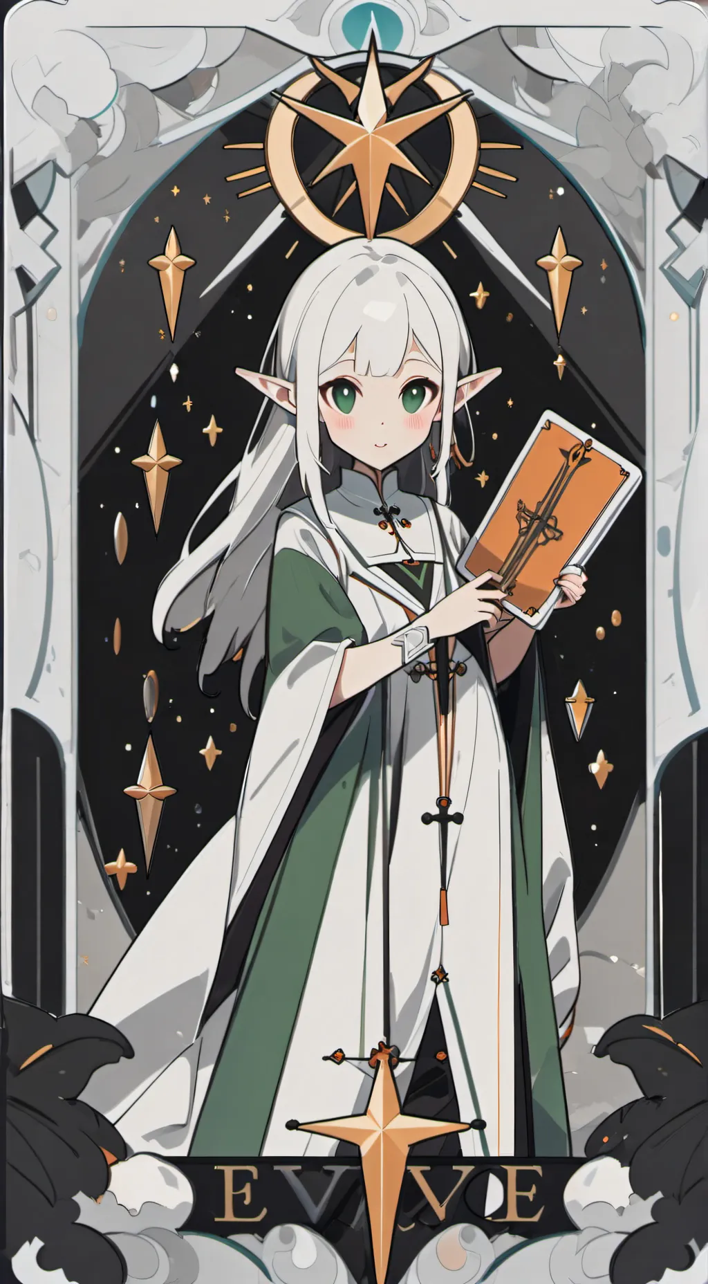 ai character: Missing Santa background