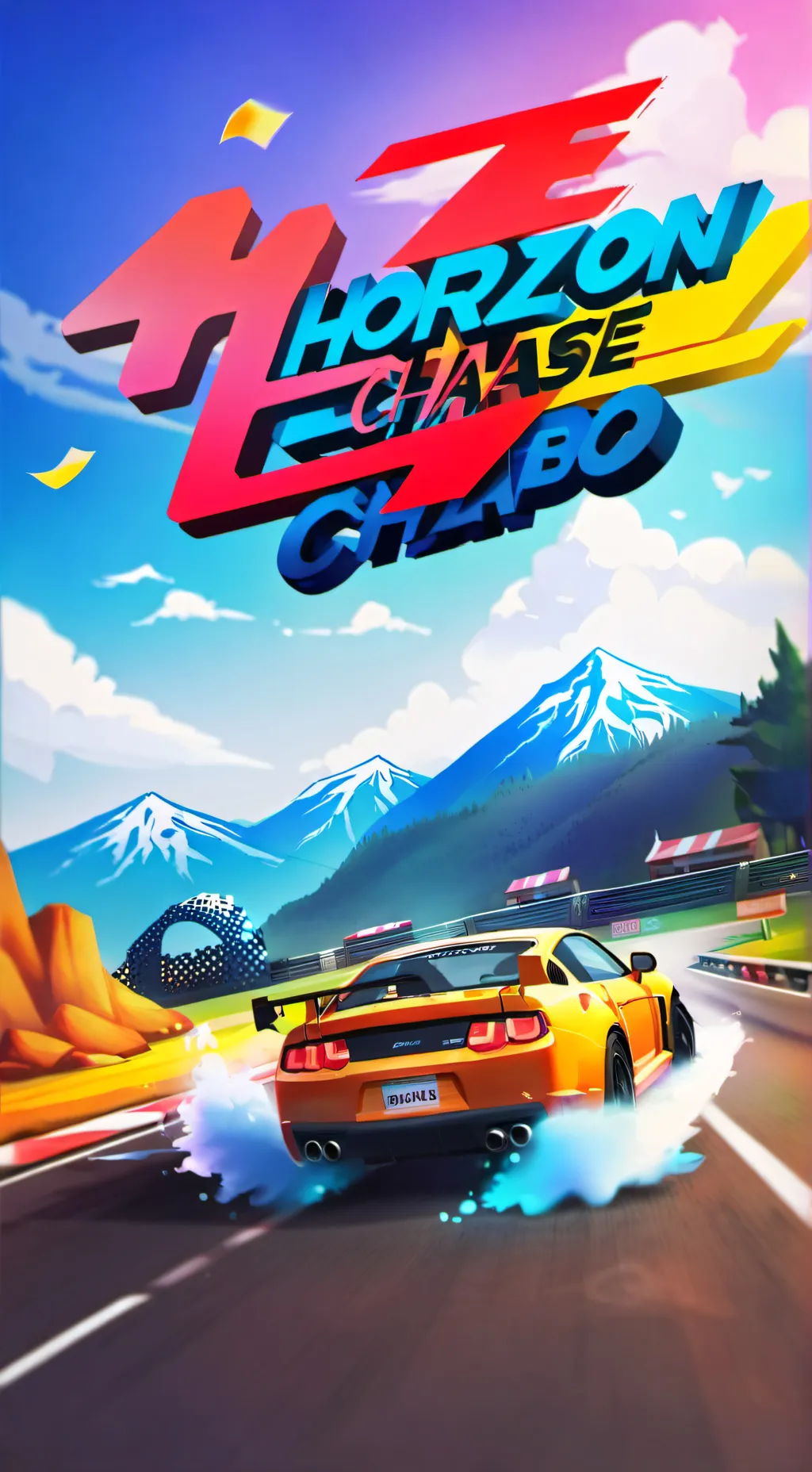 ai character: horizon chase  background