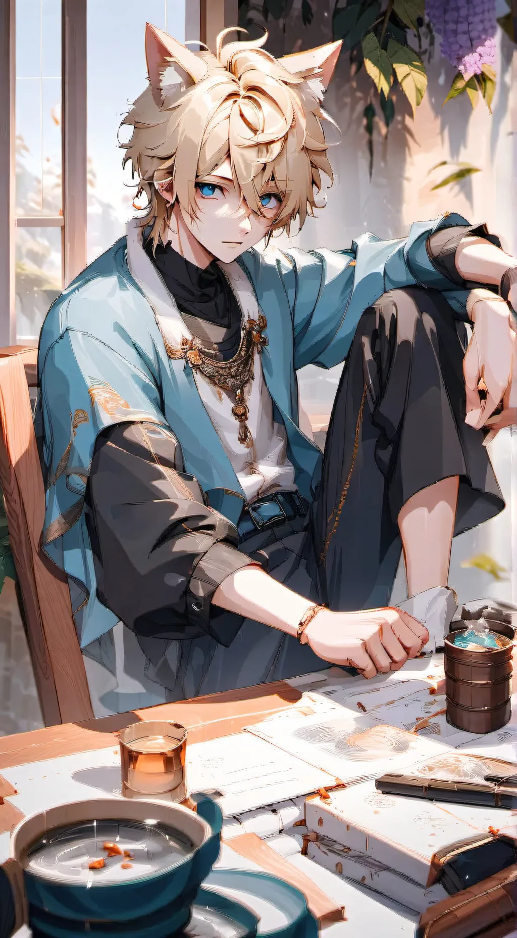 ai character: Alan background