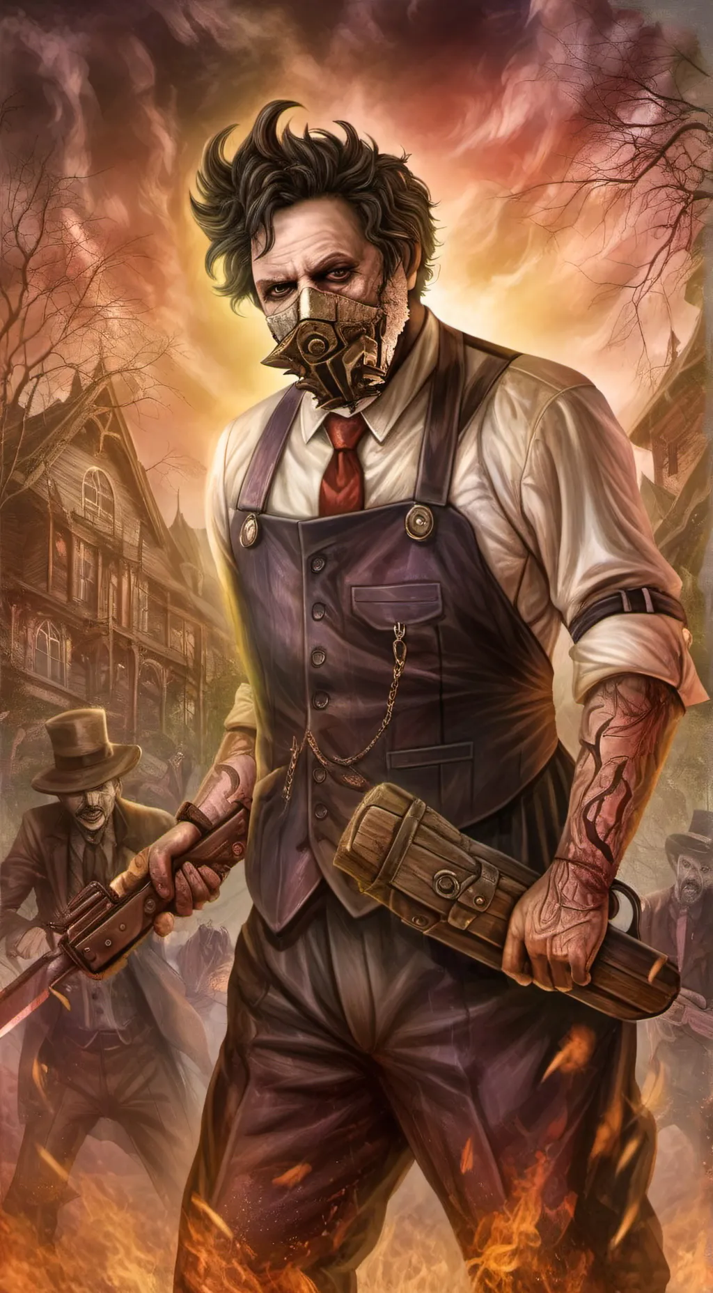 ai character: Bubba sawyer background