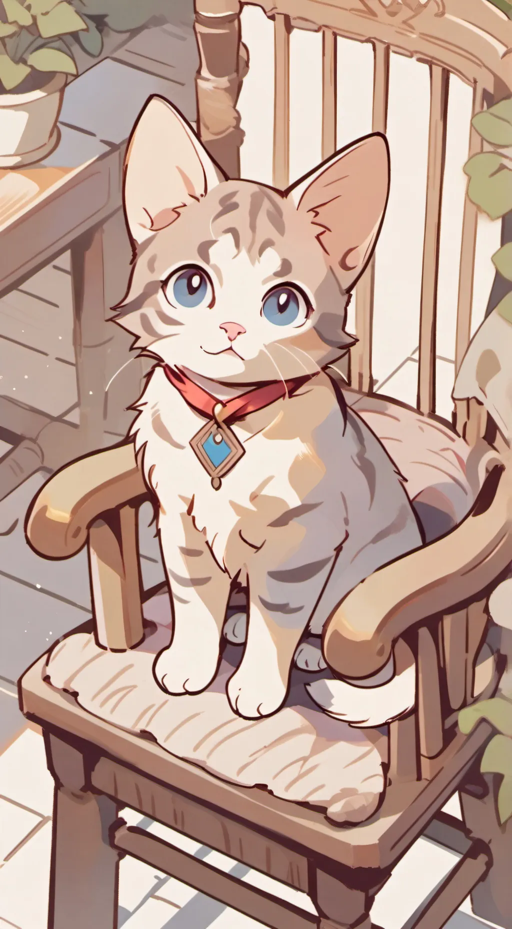 ai character: cat fight😂🤣 background