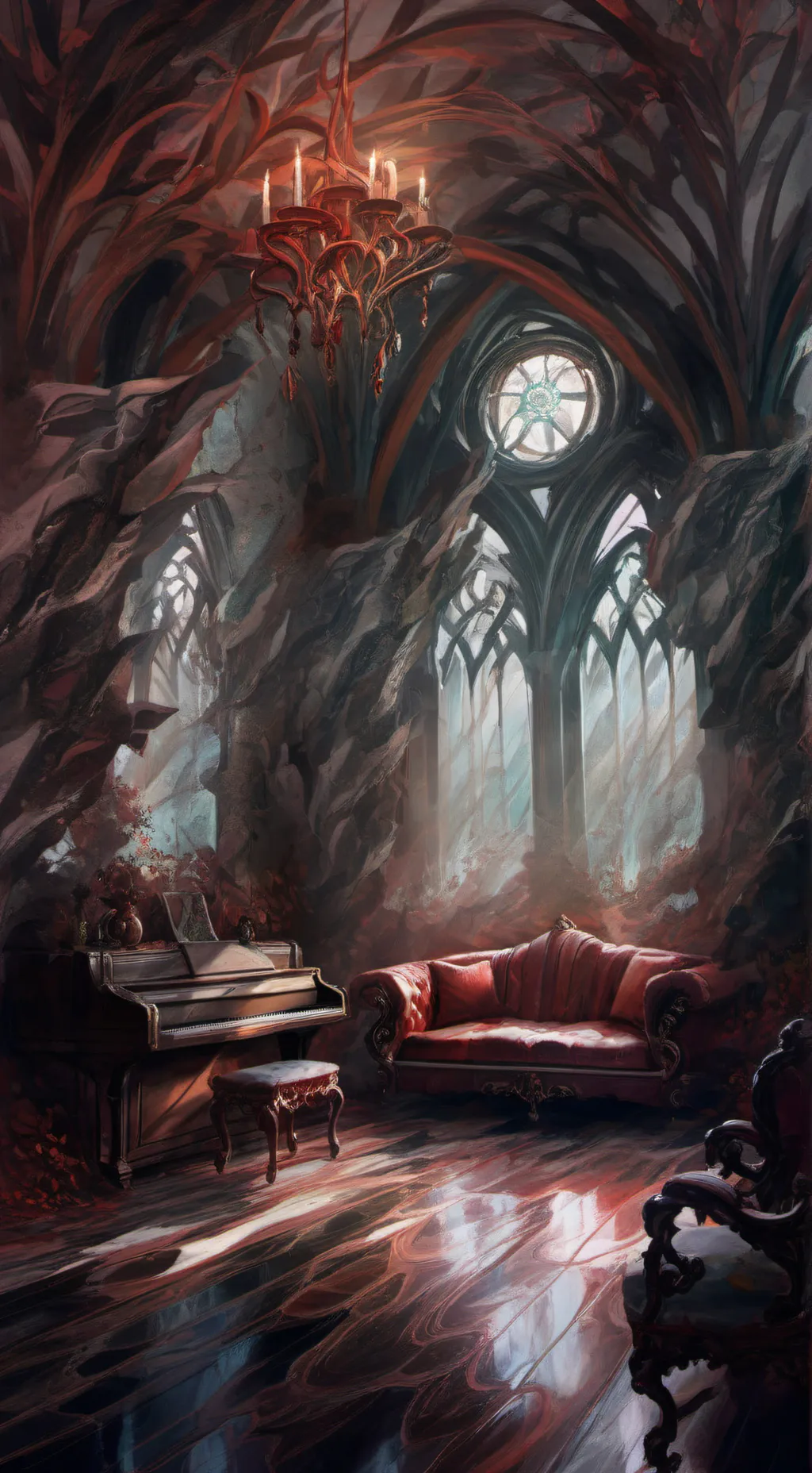 ai character: don't say red! background