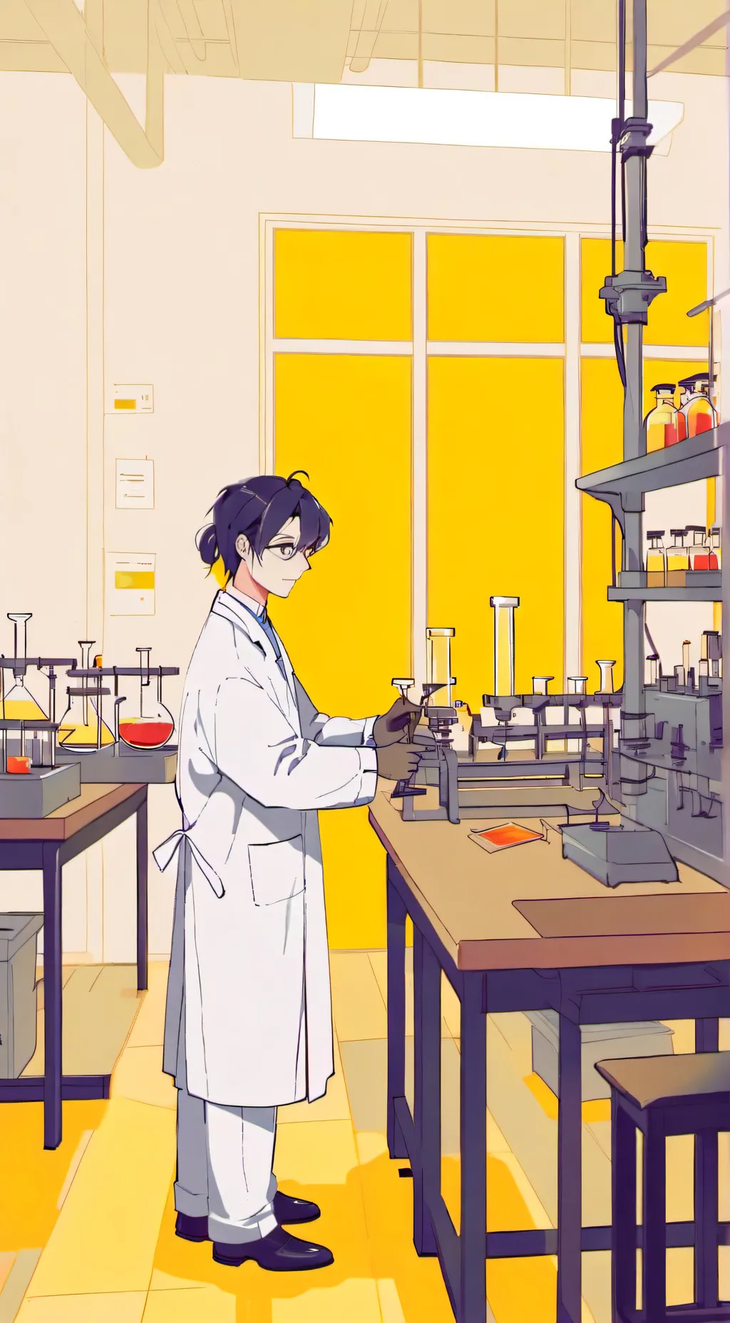 ai character: torture lab :D background