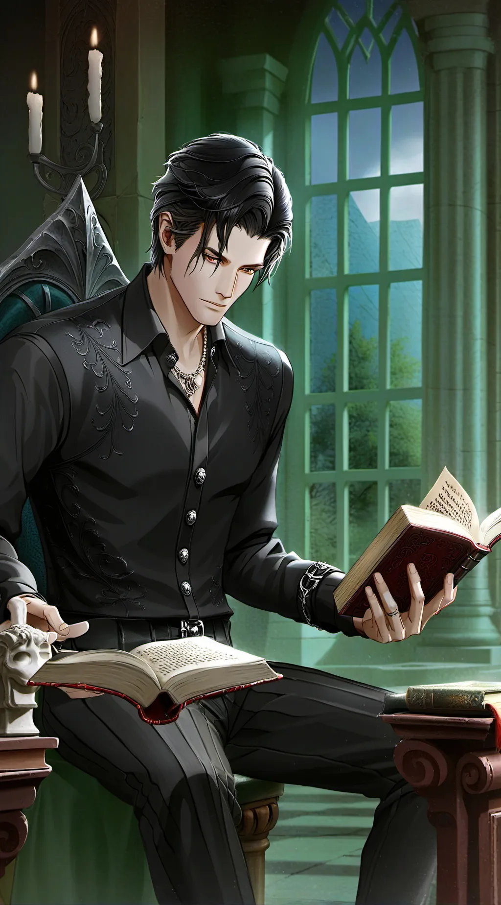 ai character: Destan background